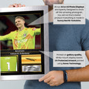 Bernd Leno Printed Signed Poster – Fulham FC & Germany Goalkeeper Tribute Wall Art with Jersey & Bio Plaque – Premier League Football Memorabilia for Fans & Collectors