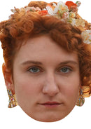 Bessie Carter - Bridgerton Celebrity Face Mask Fancy Dress Cardboard Costume Mask