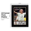Beth Mead Signed Autograph Poster Print – England Lioness & Arsenal Star  – Framed or Unframed – Gift for Women’s Football Fans