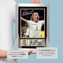 Beth Mead Signed Autograph Poster Print – England Lioness & Arsenal Star  – Framed or Unframed – Gift for Women’s Football Fans