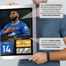 Beto Printed Signed Poster – Everton FC & Portugal Striker Tribute Wall Art with Jersey & Bio Plaque – Premier League Football Memorabilia for Fans & Collectors