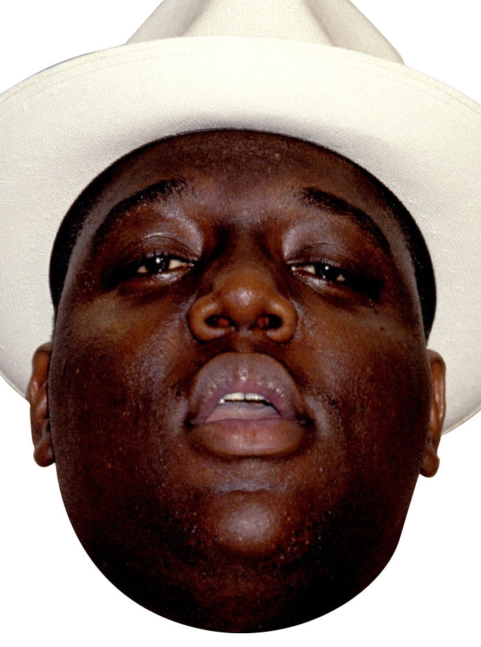 Biggie Smalls Celebrity Face Mask Fancy Dress Cardboard Costume Mask