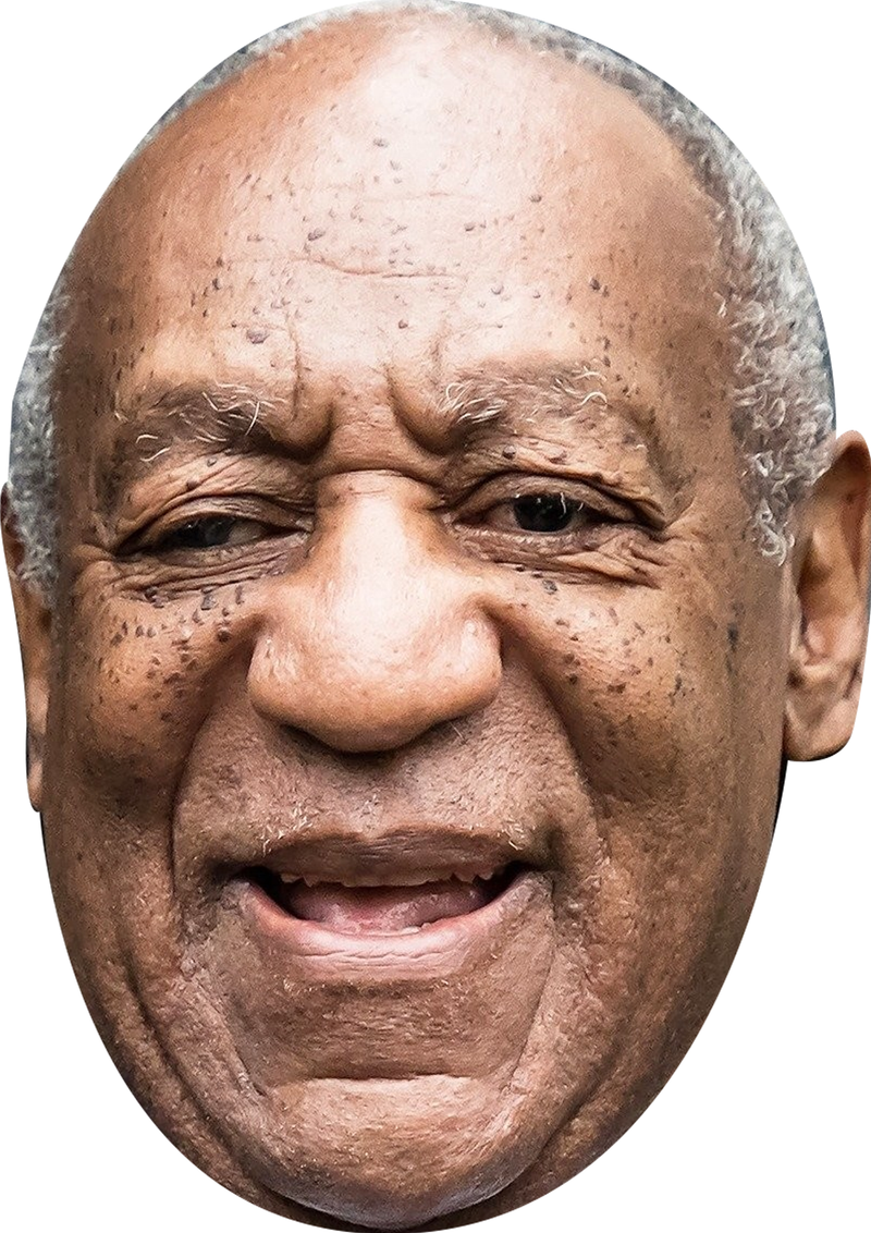 Bill Cosby Celebrity Face Mask Fancy Dress Cardboard Costume Mask