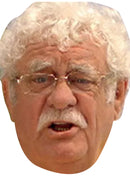 Bobby Knutt - Eddie Dawson in Benidorm Celebrity Face Mask Fancy Dress Cardboard Costume Mask