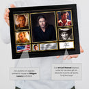 Brad Pitt - Signed Autographed Television Star Print