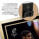 Bradley Barcola Autographed Poster Print – Signed Style Football Memorabilia – PSG & France Fan Gift