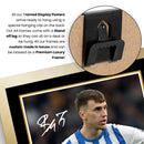 Brajan Gruda Brighton & Hove Albion Poster Print – Signed Autograph Style Football Wall Art   – Framed or Unframed – Gift for Premier League Fans