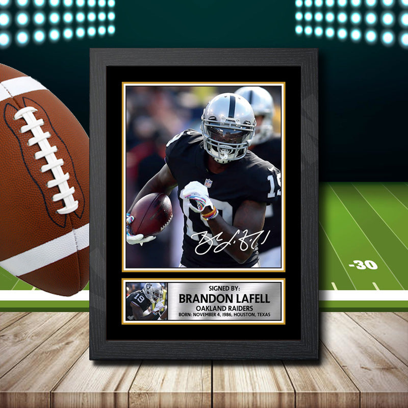 Brandon Lafell 2 – Printed Signature NFL Star Print – Brandon Lafell 2
