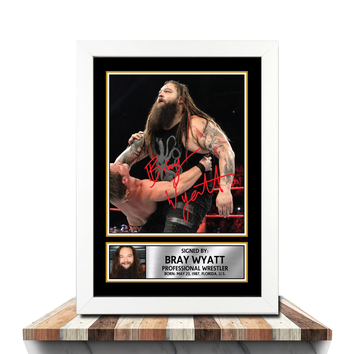 Bray Wyatt M961 Wrestling Printed Signature Poster Print Gift