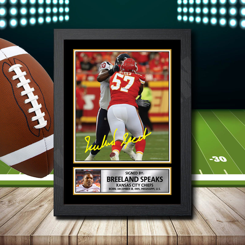 Breeland Speaks 2 – Printed Signature NFL Star Print – Breeland Speaks 2