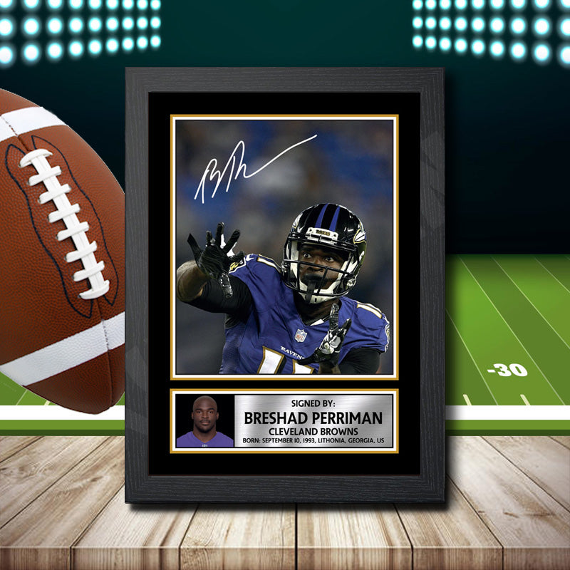 Breshad Perriman 2 – Printed Signature NFL Star Print – Breshad Perriman 2