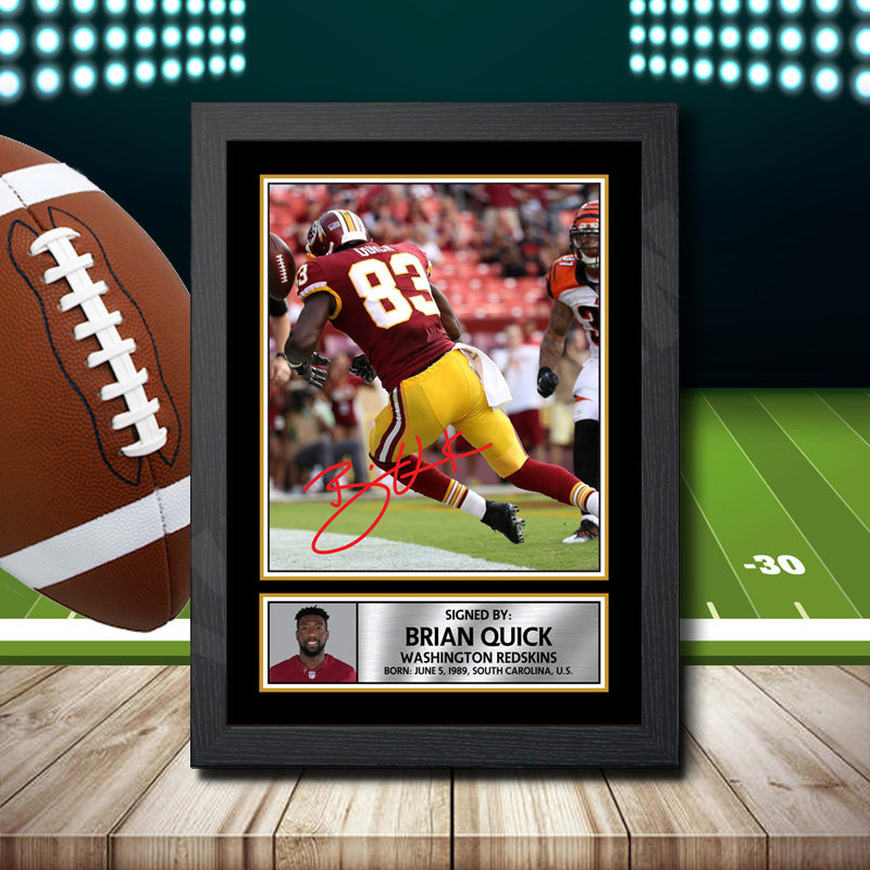 Brian Quick – Printed Signature NFL Star Print – Brian Quick