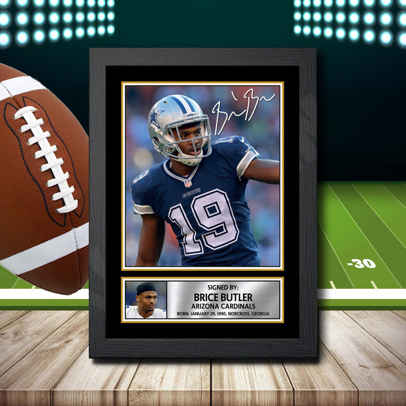 Brice Butler 2 – Printed Signature NFL Star Print – Brice Butler 2