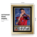 Bruno Fernandes Signed Autographed Poster Print – Portugal & Manchester United Football Memorabilia – Authentic Signature – Collector Gift