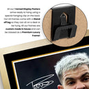 Bruno Guimarães Signed Autographed Portrait Poster Print – Brazil & Newcastle United F.C. Football Star Wall Art – Soccer Memorabilia Gift for Fans & Collectors