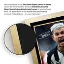 Bruno Guimarães Signed Autographed Portrait Poster Print – Brazil & Newcastle United F.C. Football Star Wall Art – Soccer Memorabilia Gift for Fans & Collectors