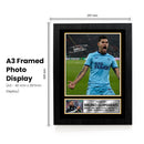 Bruno Guimarães Signed Autographed Photo Poster – Newcastle United F.C. Memorabilia – Brazil Football Star Collectible Print – Wall Art for Fans & Collectors