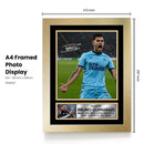 Bruno Guimarães Signed Autographed Photo Poster – Newcastle United F.C. Memorabilia – Brazil Football Star Collectible Print – Wall Art for Fans & Collectors