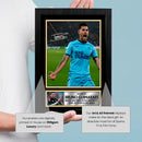 Bruno Guimarães Signed Autographed Photo Poster – Newcastle United F.C. Memorabilia – Brazil Football Star Collectible Print – Wall Art for Fans & Collectors