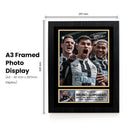 Bruno Guimarães Signed Autographed Portrait Poster Print – Brazil & Newcastle United F.C. Star – Football Wall Art for Fans & Collectors