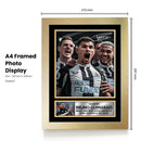 Bruno Guimarães Signed Autographed Portrait Poster Print – Brazil & Newcastle United F.C. Star – Football Wall Art for Fans & Collectors