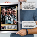 Bruno Guimarães Signed Autographed Portrait Poster Print – Brazil & Newcastle United F.C. Star – Football Wall Art for Fans & Collectors