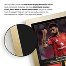 Bruno Fernandes Printed Signed Poster – Manchester United & Portugal Midfielder Tribute Wall Art with Jersey & Bio Plaque – Premier League Football Memorabilia for Fans & Collectors