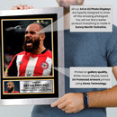 Bryan Mbeumo Signed Autographed Photo Poster – Brentford F.C. & Cameroon Football Memorabilia – Premier League Star Tribute – Wall Art for Fans & Collectors