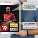 Bryan Mbeumo Printed Signed Poster – Manchester United & Cameroon Midfielder Tribute Wall Art with Jersey & Bio Plaque – Premier League Football Memorabilia for Fans & Collectors