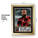 Bryan Mbeumo Signed Poster Print – Manchester United F.C. Memorabilia –  Authentic Autograph Collectible –  Football Gift for Fans & Collectors