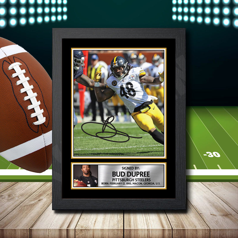 Bud Dupree – Printed Signature NFL Star Print – Bud Dupree