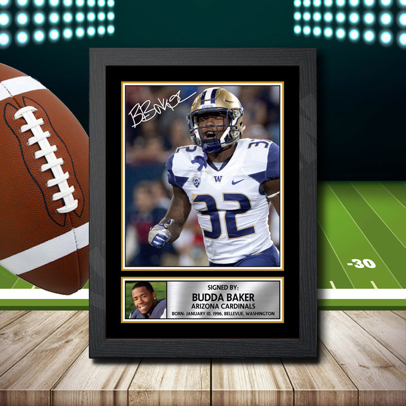 Budda Baker 2 – Printed Signature NFL Star Print – Budda Baker 2