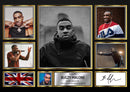 Rappers Bugzy Malone Framed Autographed Print - Limited Edition Autograph Fan Gift – Collectible Memorabilia Merchandise