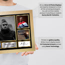 Rappers Bugzy Malone Framed Autographed Print - Limited Edition Autograph Fan Gift – Collectible Memorabilia Merchandise