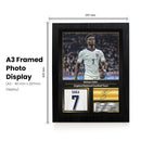 Bukayo Saka England Signed Poster Print – England National Football Team Wall Art – Bukayo Saka Signature Style Football Poster – Soccer Fan Gift Decor