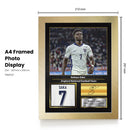 Bukayo Saka England Signed Poster Print – England National Football Team Wall Art – Bukayo Saka Signature Style Football Poster – Soccer Fan Gift Decor