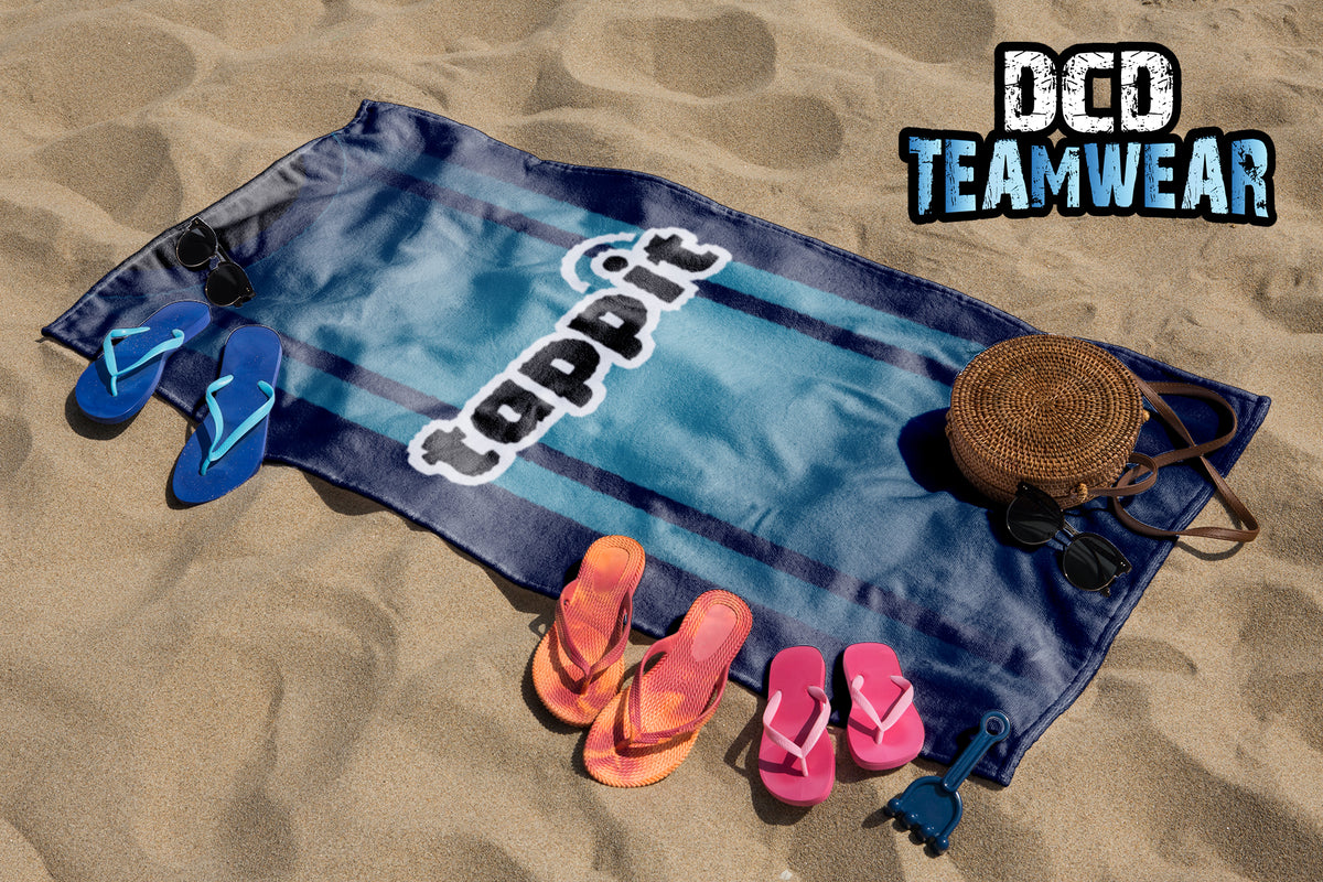 Bury 2018 Retro Football Lightweight Beach  Gym Towel – Bury 2018 Retro Football Lightweight Beach Gym Towel