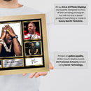 Rappers Busta Rhymes Framed Autographed Print - Limited Edition Autograph Fan Gift – Collectible Memorabilia Merchandise
