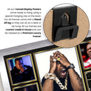 Rappers Busta Rhymes Framed Autographed Print - Limited Edition Autograph Fan Gift – Collectible Memorabilia Merchandise