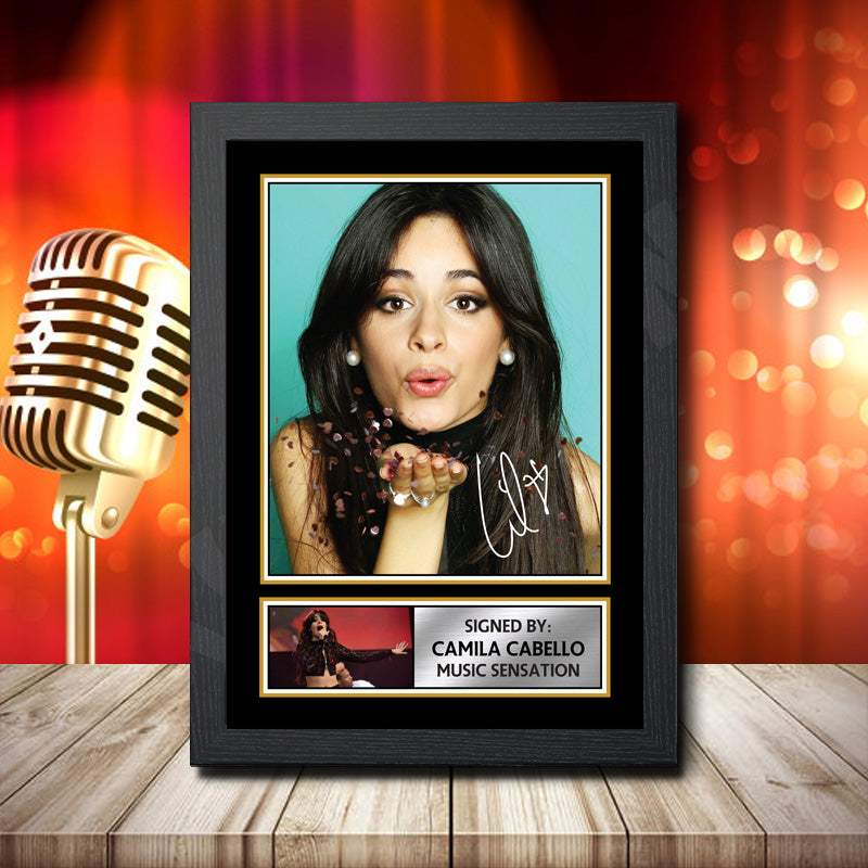 Camila Cabello – Printed Signature Music Star Print – Camila Cabello