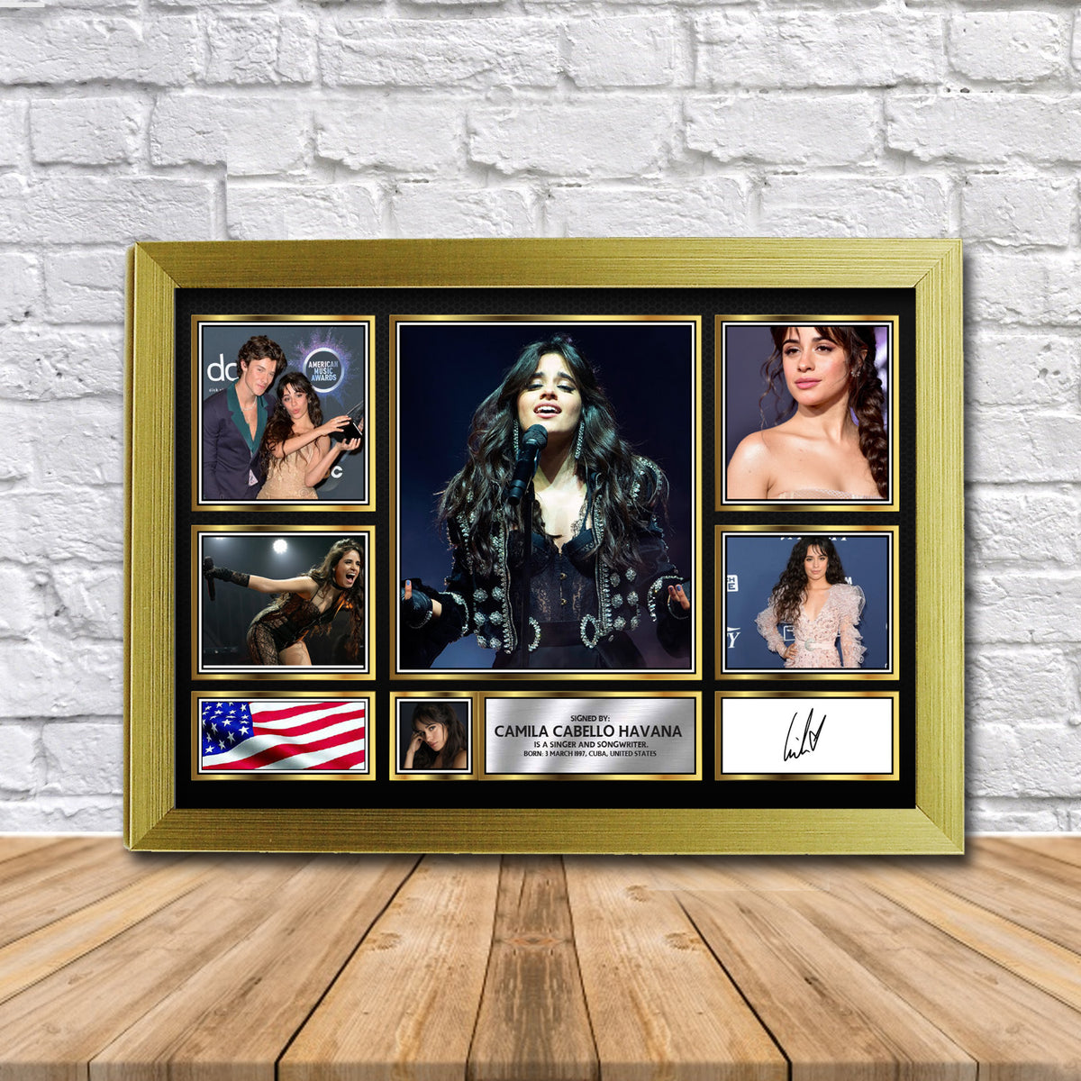 Camila Cabello Havana Music Gift Framed Printed Signature Star Poster Print Wall Art Gift – Camila Cabello Havana Music Gift Framed Printed Signature Star Poster Print
