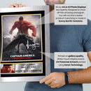 Captain America Brave New World Printed Autograph Poster – Anthony Mackie & Harrison Ford Marvel Movie Wall Art – Superhero Film Memorabilia Print