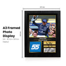 Carlos Sainz Signed Poster Print – Williams Racing Formula One Wall Art – Printed Autograph F1 Motorsport Memorabilia – Racing Fan Gift & Bedroom Decor