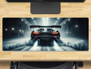Extra Large Gaming Mouse Mat (800mm x 300mm) - Car Smoke