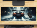 Extra Large Gaming Mouse Mat (800mm x 300mm) - Car Smoke