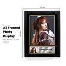 Chappell Roan Portrait Printed Signed Poster Print – Pop Singer Wall Art – Autograph Style Music Memorabilia – Artistic Celebrity Photo Collectible