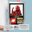Charles Leclerc Signed Poster Print – Ferrari Formula One Wall Art – Printed Autograph F1 Motorsport Memorabilia – Racing Fan Gift & Sports Bedroom Decor