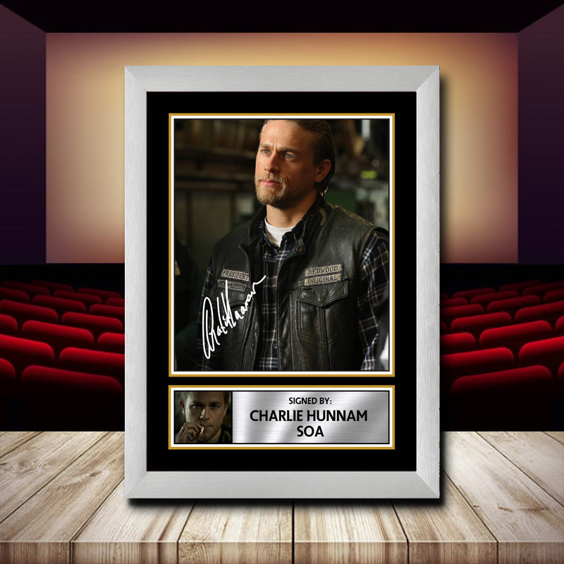 Charlie Hunnam Soa Printed Signature Movie Star Poster Print Framed Wall Art Gift – Charlie Hunnam Soa Printed Signature Movie Star Poster Print