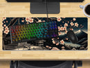 Extra Large Gaming Mouse Mat (800mm x 300mm) - Cherry Blossom
