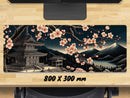 Extra Large Gaming Mouse Mat (800mm x 300mm) - Cherry Blossom